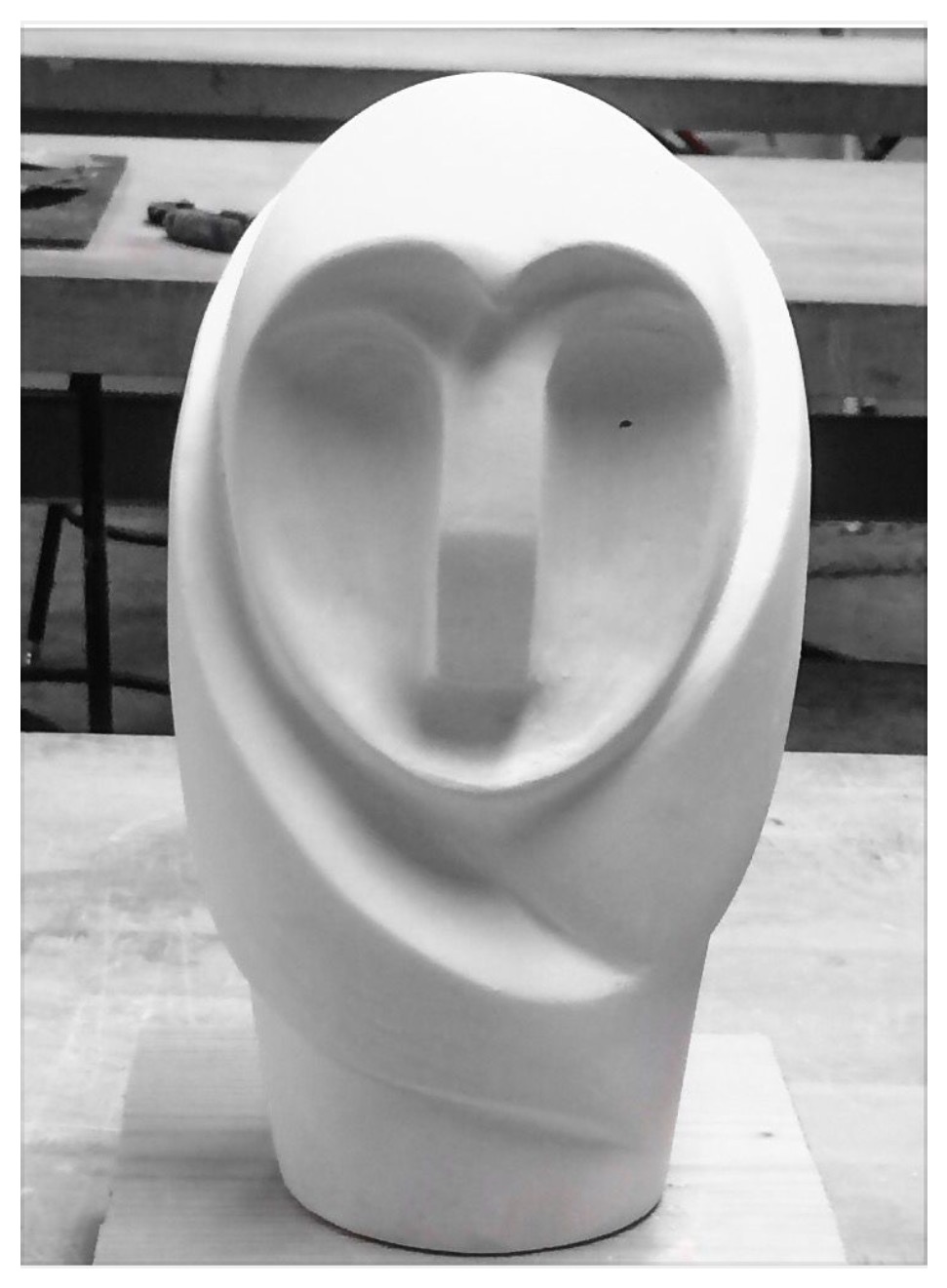 Plaster Owl Sculpture (2014)